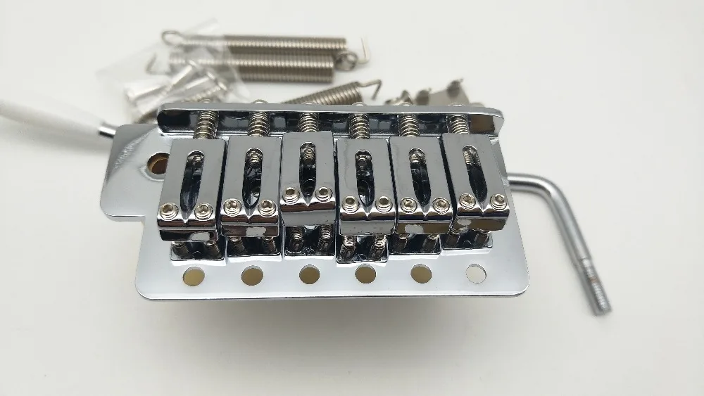 Гитарный мост один vibrato медное основание подходит для гитара Stratocaster/серебро Сделано в Корее