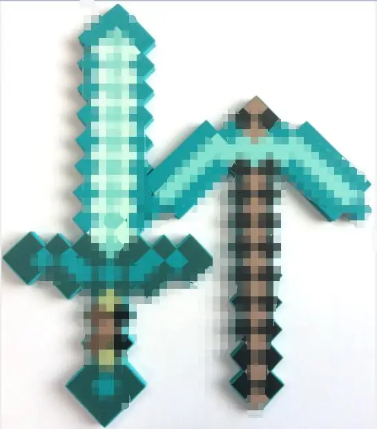1 шт. пены Minecraft Топоры и меч Кирки мой маленький мир minecraft игрушки для детей игры