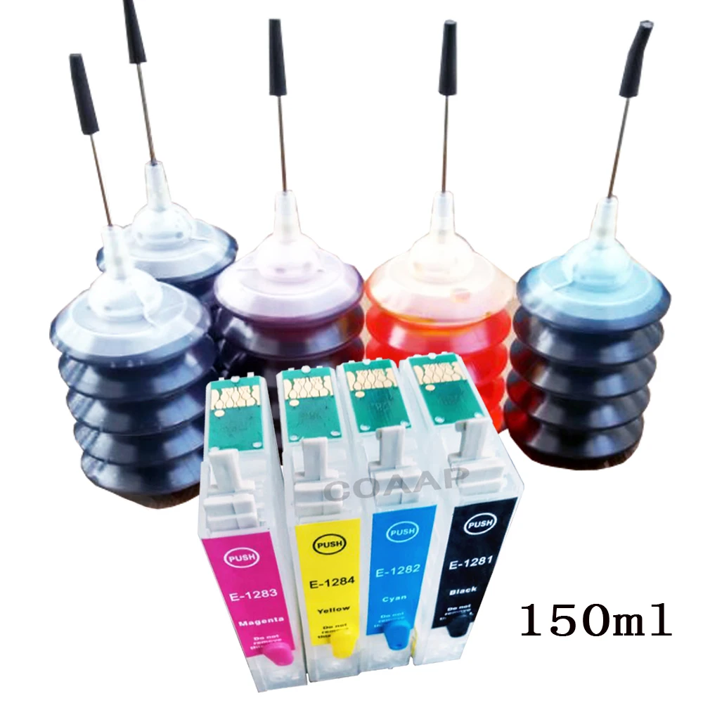 Многоразовый высококачественный пигмент + краситель для EPSON Stylus S22 SX123 SX235W SX425W SX435W