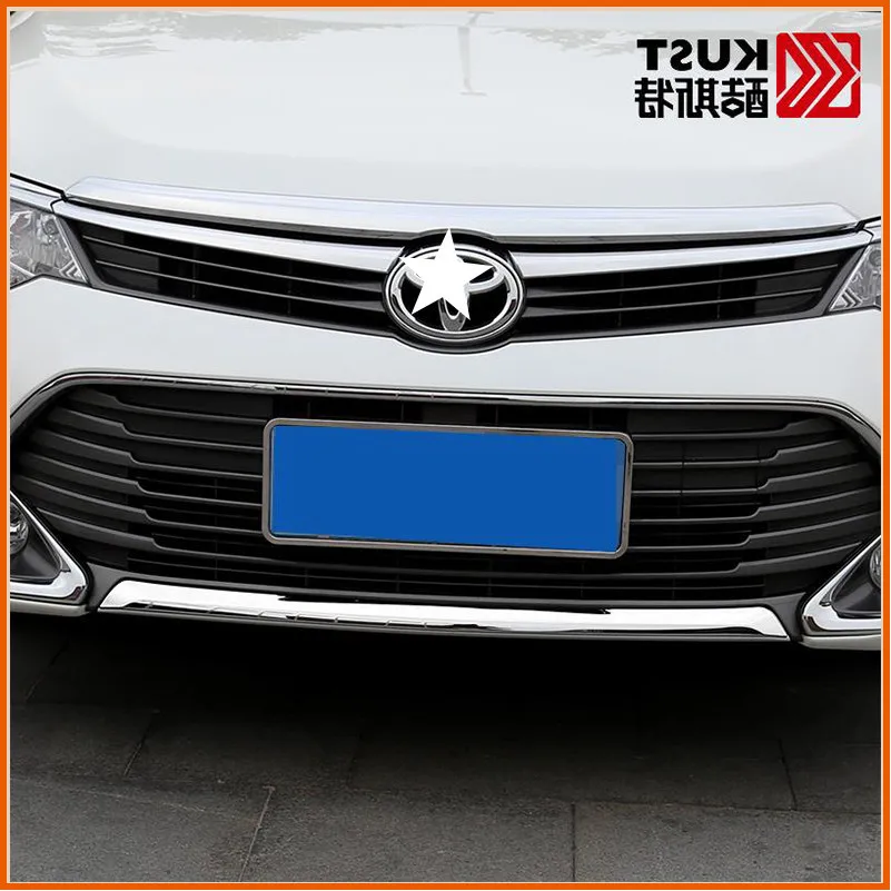 Для Toyota Camry V55 2015 2016 хромовое украшение ABS задняя или отделка переднего бампера