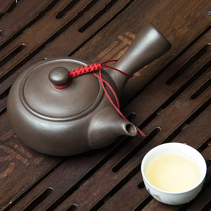 

Мини-набор для китайского чая ручной работы, чайник китайского кунг-фу, чайник, керамическая керамика, китайский чайный набор, кувшин
