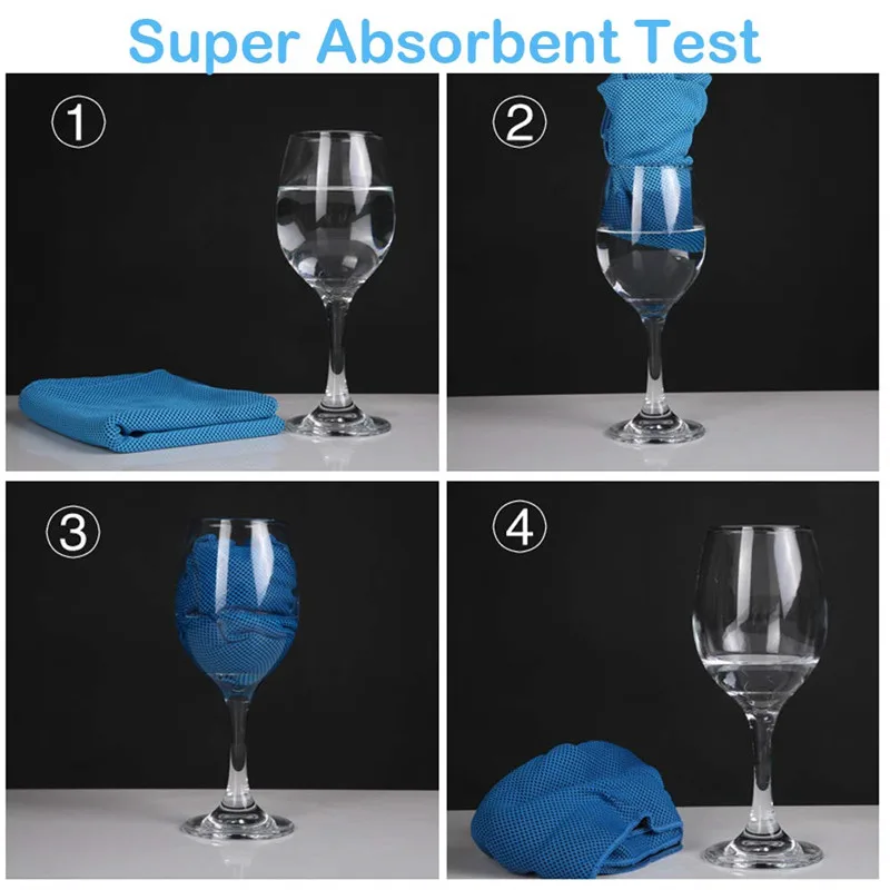 Microfine охлаждающее полотенце для спортивного зала путешествий рук стойкое лицо