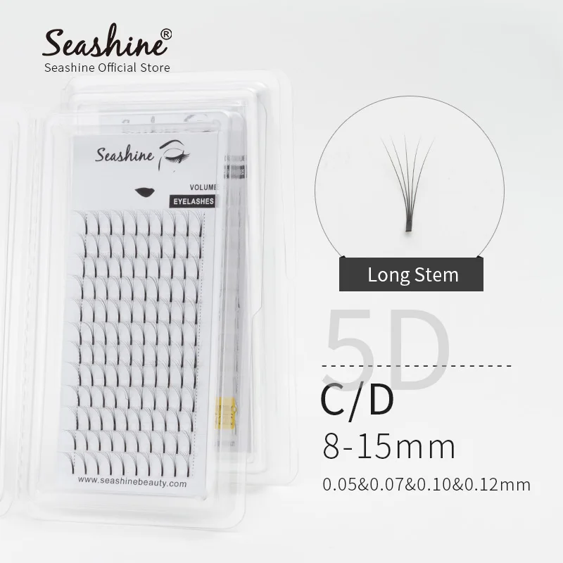 

5D Russian Volume Lashes Premade Fans Individual Eyelashes Extension Hot Selling 12Rows Eyelash Extension Free Shipping