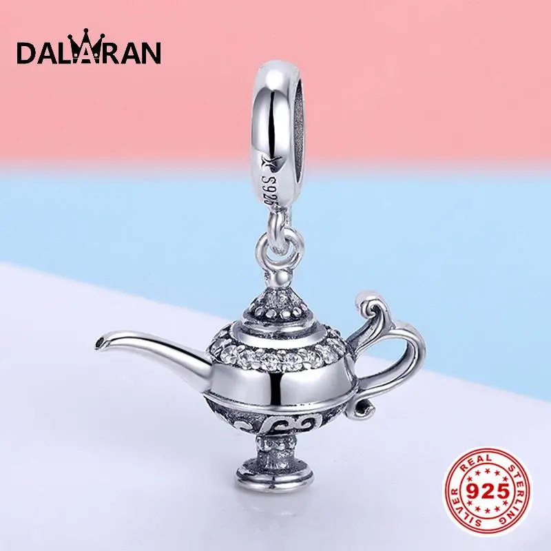 Подвески DALARAN из 100% стерлингового серебра 925 пробы волшебные бусы с лампой Aladdin'S