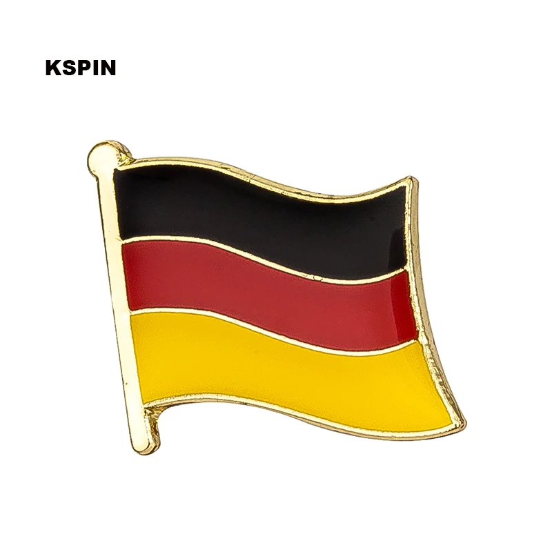 Значок на лацкан в виде флага Германии 1 шт. KS-0049 |