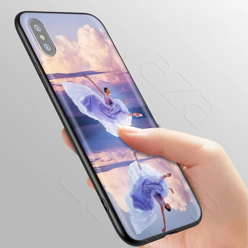 Lavaza Ballet Dance Girl Ballerina Slippers Case for iPhone 11 Pro XS Max XR X 8 7 6 6S Plus 5 5s se |