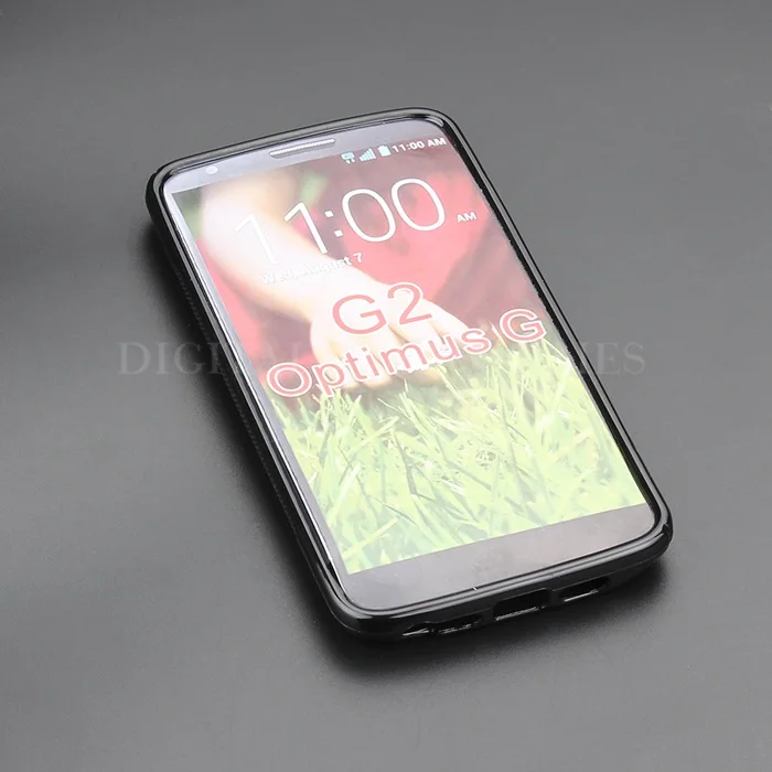 S Line гелевый ТПУ тонкий мягкий анти Лыжный чехол задняя крышка для LG G2 Optimus G2 D802 мобильный телефон резиновая силиконовая сумка чехол s