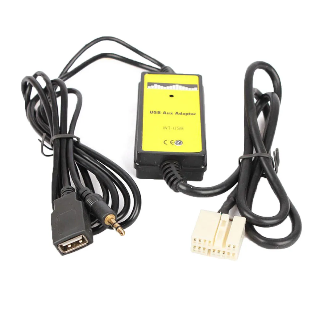 Автомобильный интерфейс USB AUX Mp3 адаптер Автомобильный цифровой cd-чейнджер выберите для HondaCar не мешает сигналу, не требуется аккумулятор 2019617