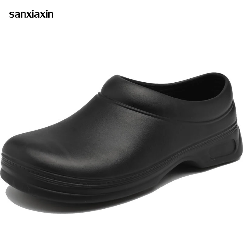 

Unisex High quality Work Shoes Chef Waterproof Oil-proof Anti-Slip Hospital Doctors Slippers restaurant waitress kitchen shoes