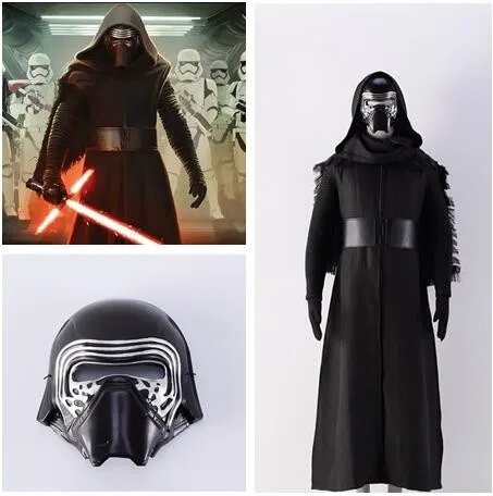 Звездные войны 7 Пробуждение силы Косплей Kylo маски Ren Kylo Ren шлем злодей джедай Звездный костюм