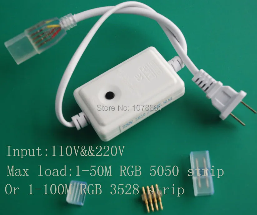 SMD 5050 Светодиодная лента RGB контроллер светодиодный наконечник + гибкая
