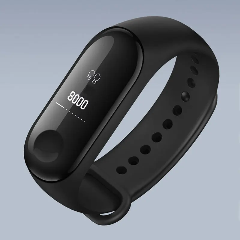 Xiaomi mi Band 3 Смарт Браслет Сенсорный экран пульсометр фитнес трекер
