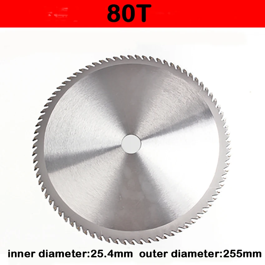 

Circular Grass Trimmer Mower Brush Cutter Lawn Mower Accessories Alloy 40T/60T/80T Blade 255mm Outer Diameter Garden Power Tools