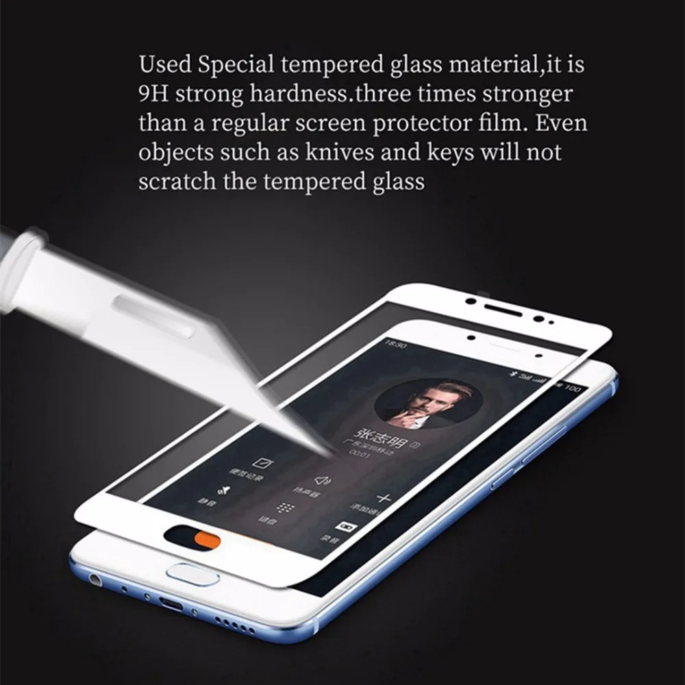 Оригинальное закаленное стекло для Meizu M5C M 5C ультратонкая полноэкранная защита A5
