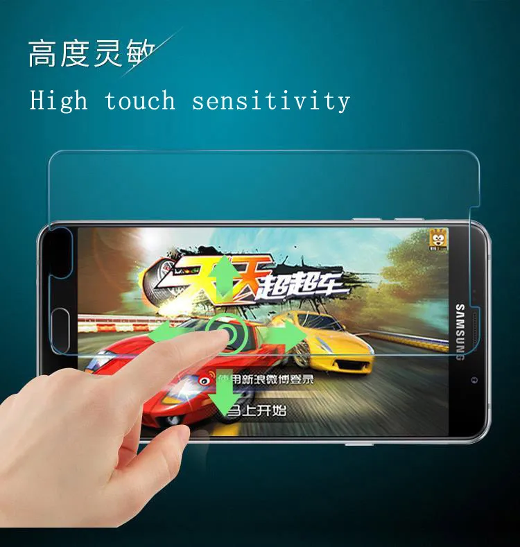 Из 2 предметов закаленное Стекло пленка для Samsung Galaxy A3 A5 A7 A9 Экран защитная плёнка для НУА Вэй A310F A510F A710F A910F