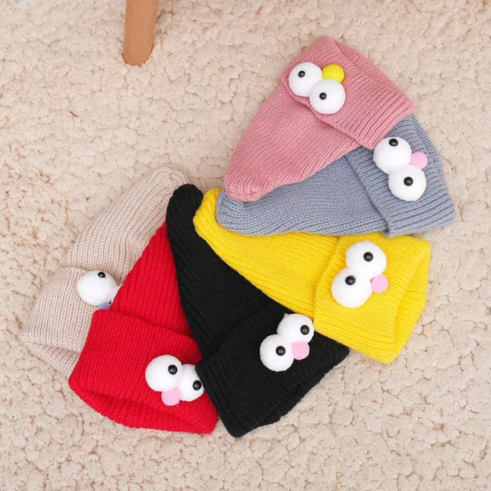 

Winter Baby Hat Cute Eye Sesame Street Cute Knit Cap For Boys And Girls Wool Cap Warm Clothing Accessories 1PC