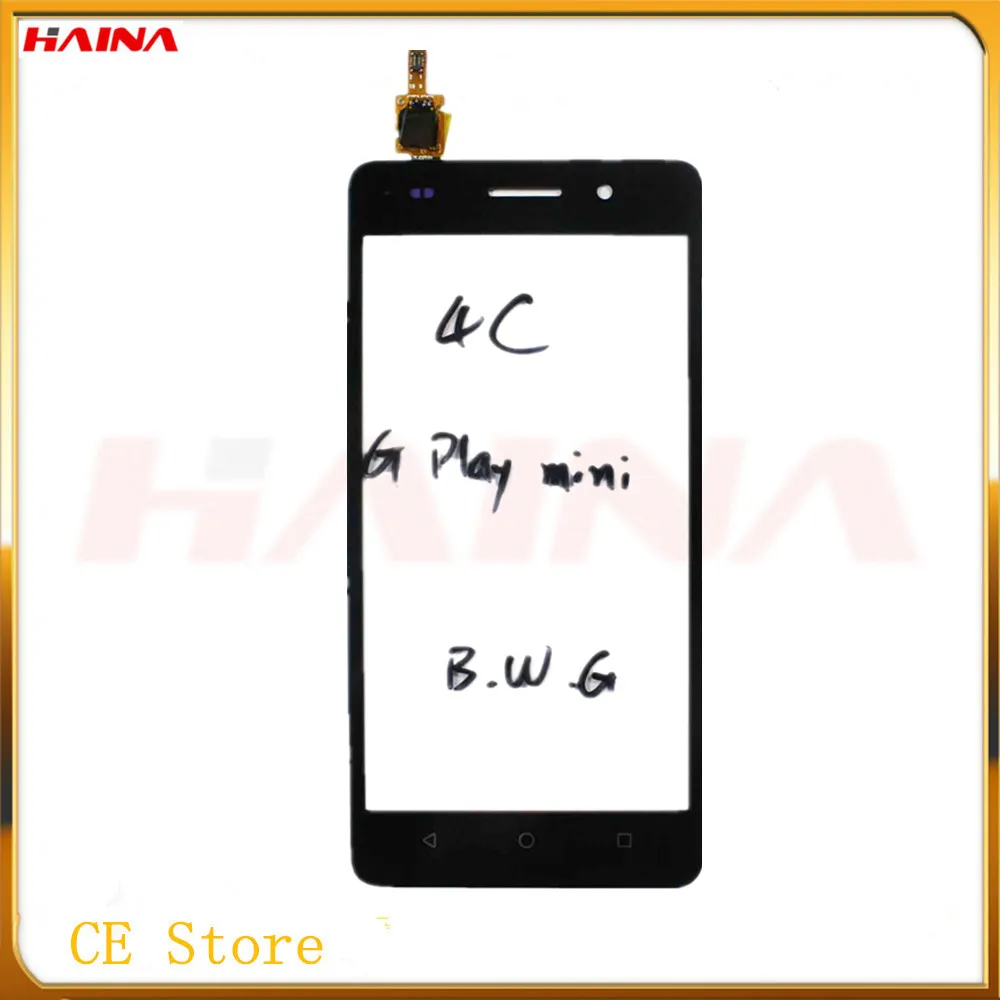 P8 Lite сенсорный экран Сенсорная панель Переднее стекло для Huawei Honor 4C G Play Mini CHC U03 U01
