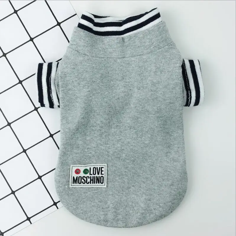 Четыре цвета, размеры S-xxl, теплые жилеты для собак,, осенняя и зимняя одежда для домашних животных, распродажа, две ноги, мягкие изделия для домашних животных - Цвет: Серый