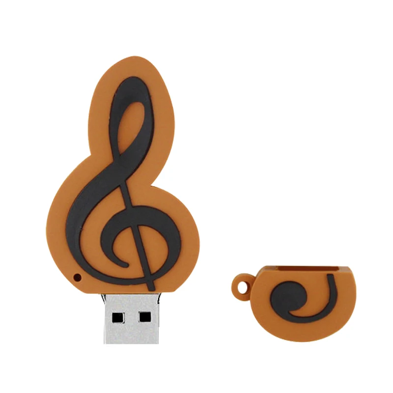 Мультяшная скрипка usb накопитель музыкальная ручка 4 ГБ 8 16 32 64 музыкальный