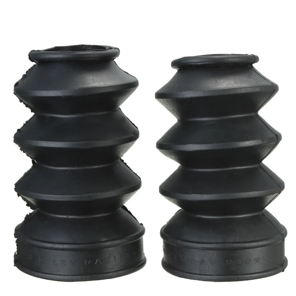 Мотоциклетные черные 39 мм передняя вилка резиновые чехлы Гетры сапоги для Harley