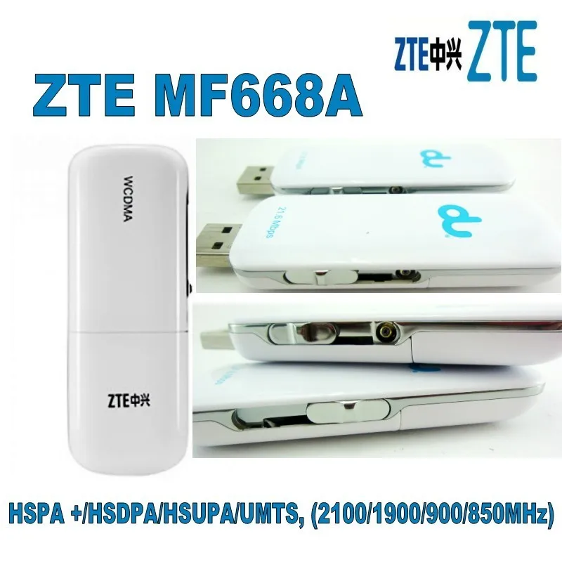 5 . ZTE MF668A UMTS HSPA + USB- 21 /