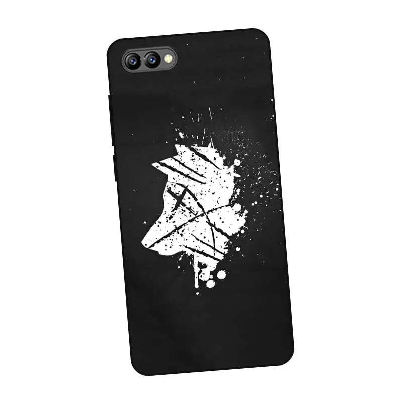 N469 Wolf Animal Black Silicone Case Cover For Huawei Honor 8C 8X 9 10 20i V10 V20 Note10 Max Lite Magic2 |