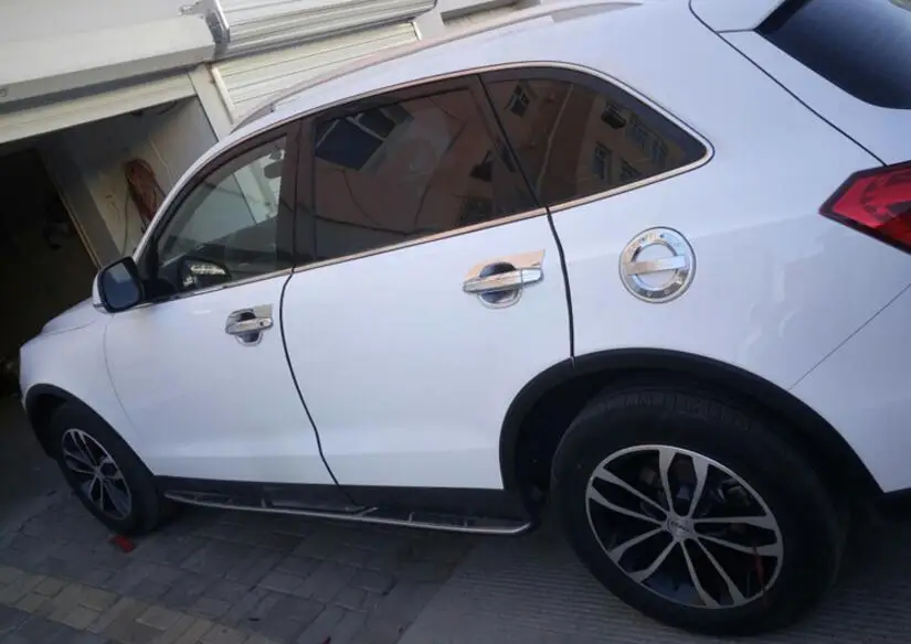 PP колеса автомобиля арки бровей полосой колеса автомобиля Fender крышка рулевого колеса 10 шт./компл. подходит для Zotye T600