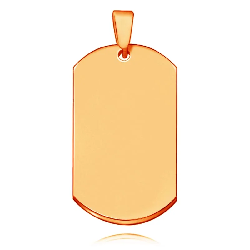 Модные квадратные Жетоны для собак из нержавеющей стали серебряного цвета