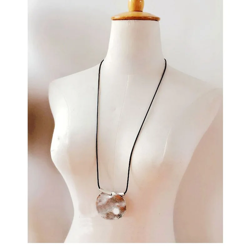 Винтажная подвеска с жемчугом ожерелье короткое из сплава геозоном длинной