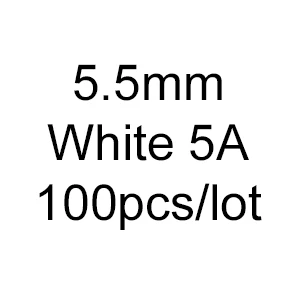 5.5mm-5A-100pcs 100 шт. класс AAAAA 3,5~ 10 мм белый свободный циркониевый куб камни круглый блестящий камень ЧХ Огранки Искусственные камни для ювелирных изделий - Цвет: 5.5mm-5A-100pcs