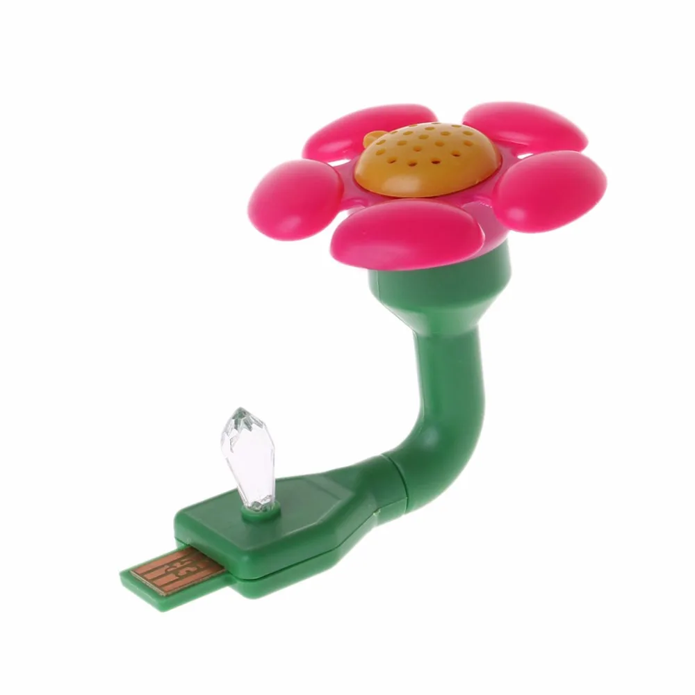 

Free_on порт able эфирное масло диффузор в форме цветка USB порт освежитель воздуха офис Домашний декор Ароматерапия