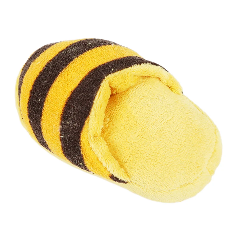 Тапочки в форме собаки игрушки Queak плюшевые звуковые жевательные для питомцев