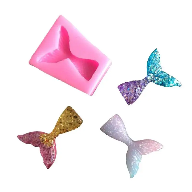 Силиконовая форма в виде хвоста русалки Fondant (сахарная) кухонные принадлежности