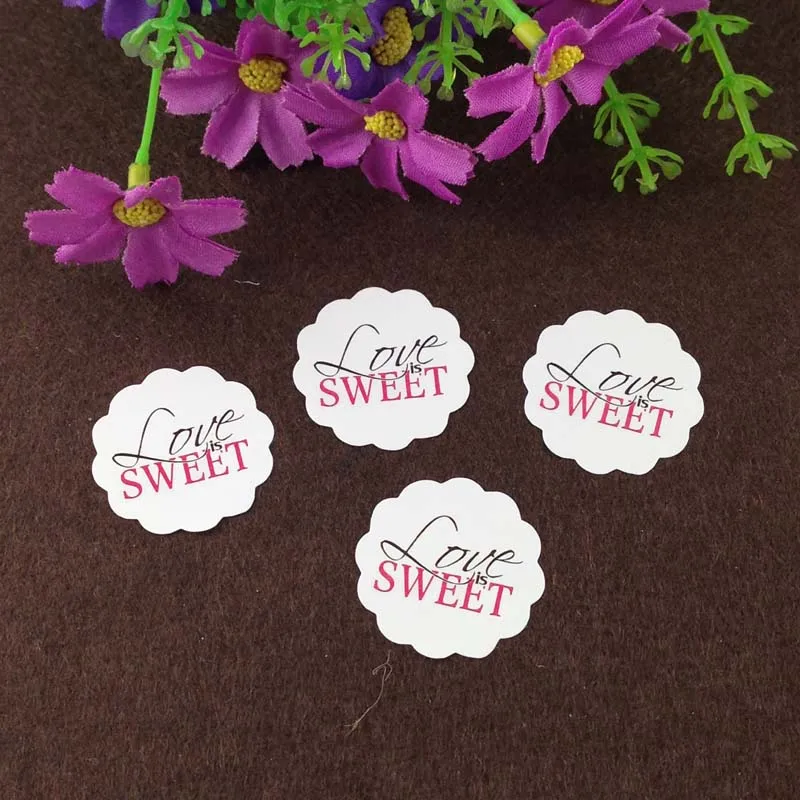 5000 шт./лот 3 см печать LUVE SWEET кружевная бумага клейкие этикетки уплотнительные