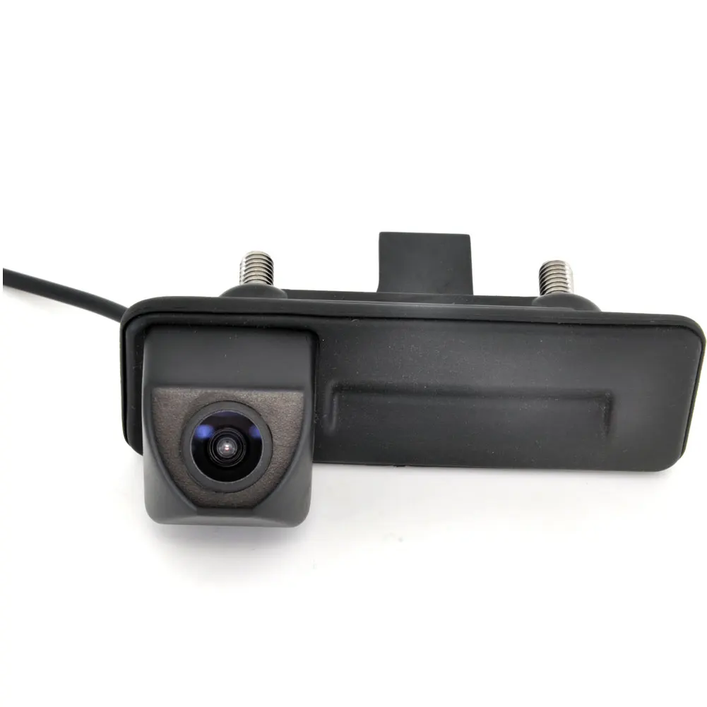 HD CCD ночного viosn багажник автомобиля ручка Обратный Парковка Камера заднего вида для Audi A1 Skoda Roomster Fabia Octavia Yeti superb