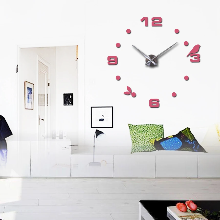 Новинка Лидер продаж бесплатная доставка кварцевые часы тихие интересные 3d