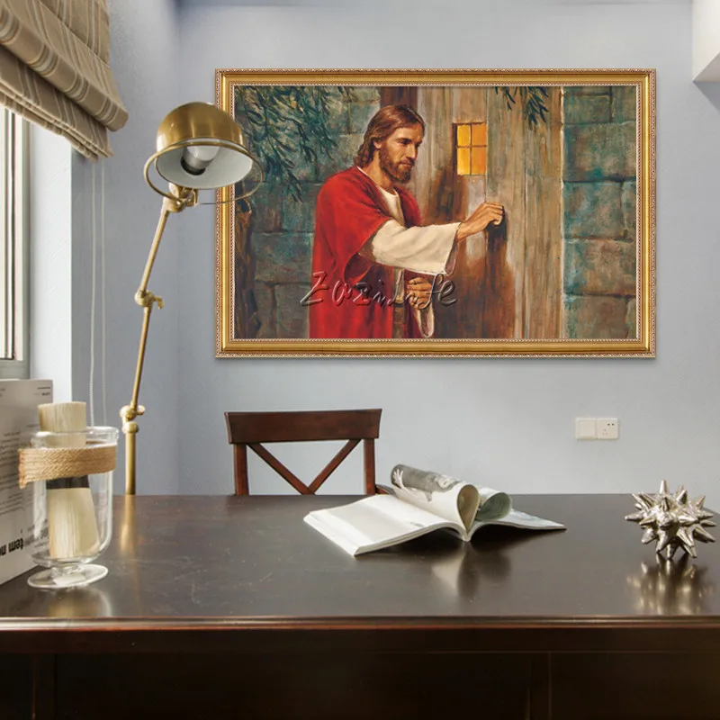 Картина с изображением Иисуса Христа портрет домашний декор католическая