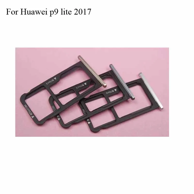 

Для Huawei p9 lite 2017 P 9 Lite 2017 Новый оригинальный держатель для Sim карты, слот для карты для Huawei weip9 lite 2017, держатель для Sim карты