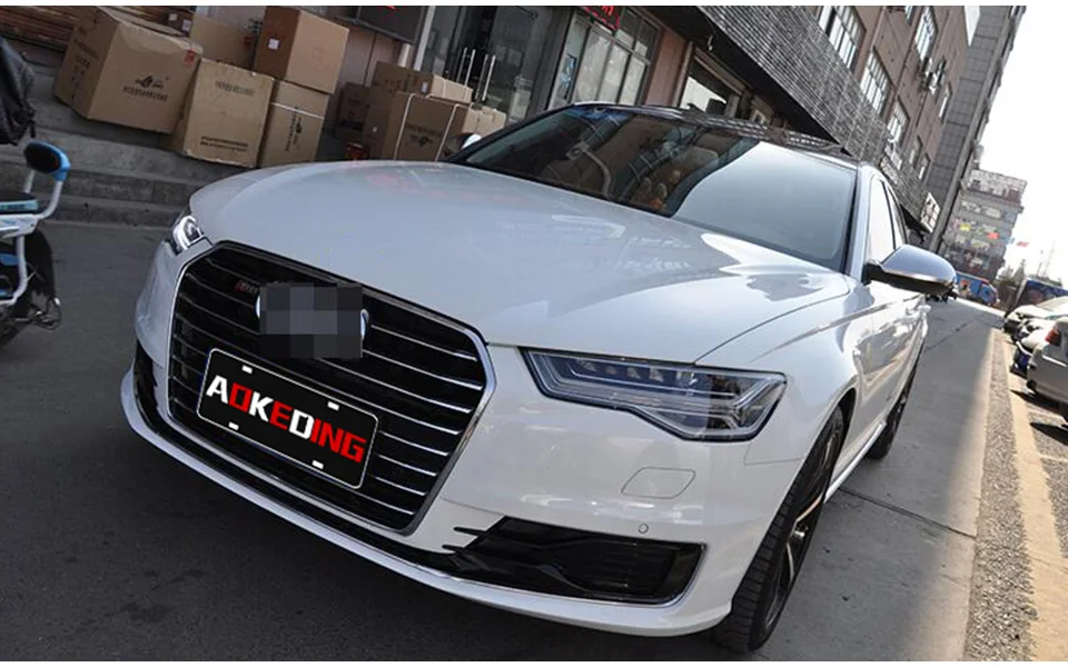 AKD автомобильный Стайлинг головной светильник для Audi A6 светодиодный головной светильник 2012- A6L C7 светодиодные фары DRL светильник для дома проектор Объектив биксеноновый луч