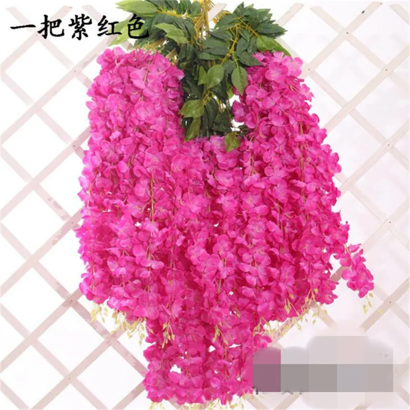 6 шт. цветок гортензии лоза 3 стебля/шт. романтические подвесные виноградные лозы