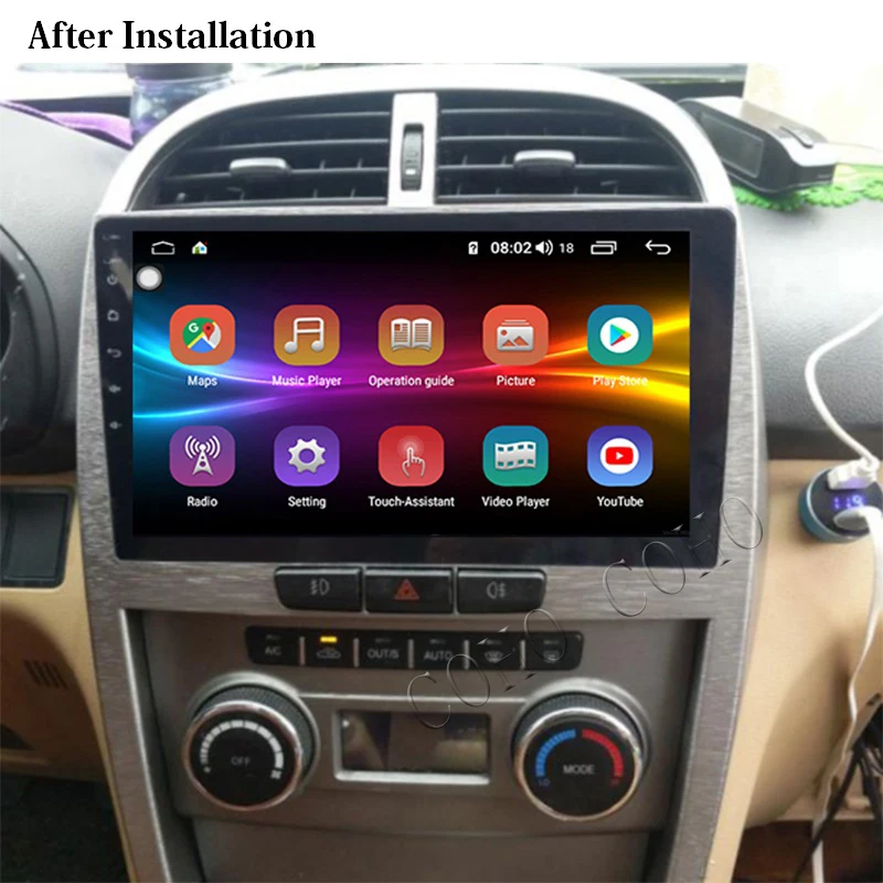 Tiggo FL Android 9,0 4+ 64G Автомобильный dvd multimidia android автомобильный Радио плеер для 2010-2013 Chery Tiggo3