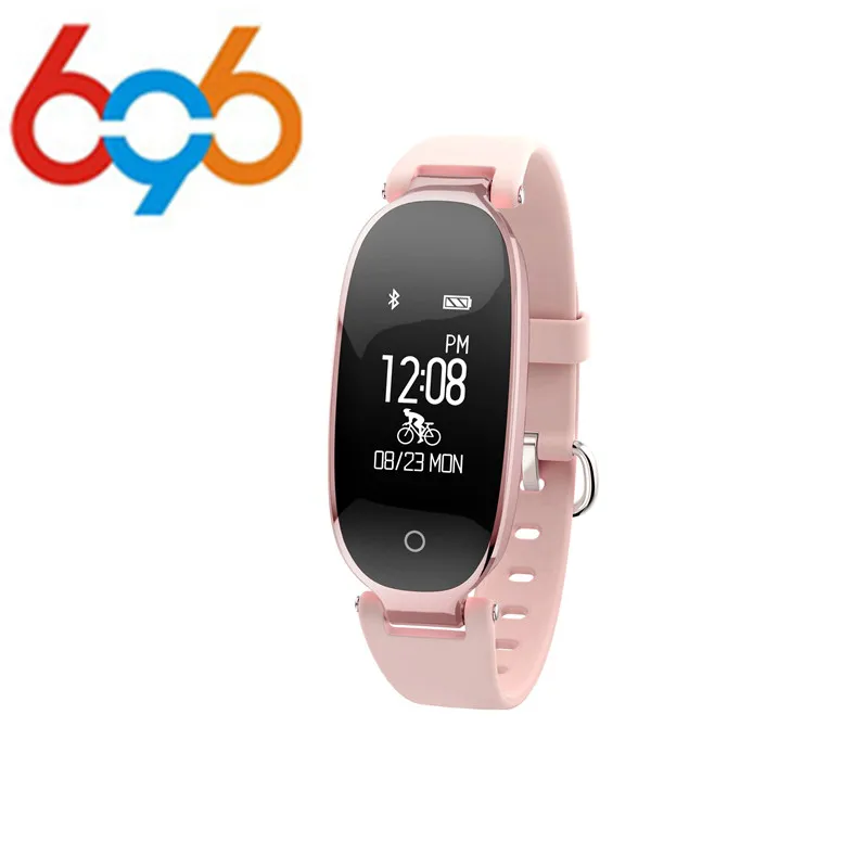 696 S3 Bluetooth женские Смарт-часы IP67 водонепроницаемые Модные монитор сердечного