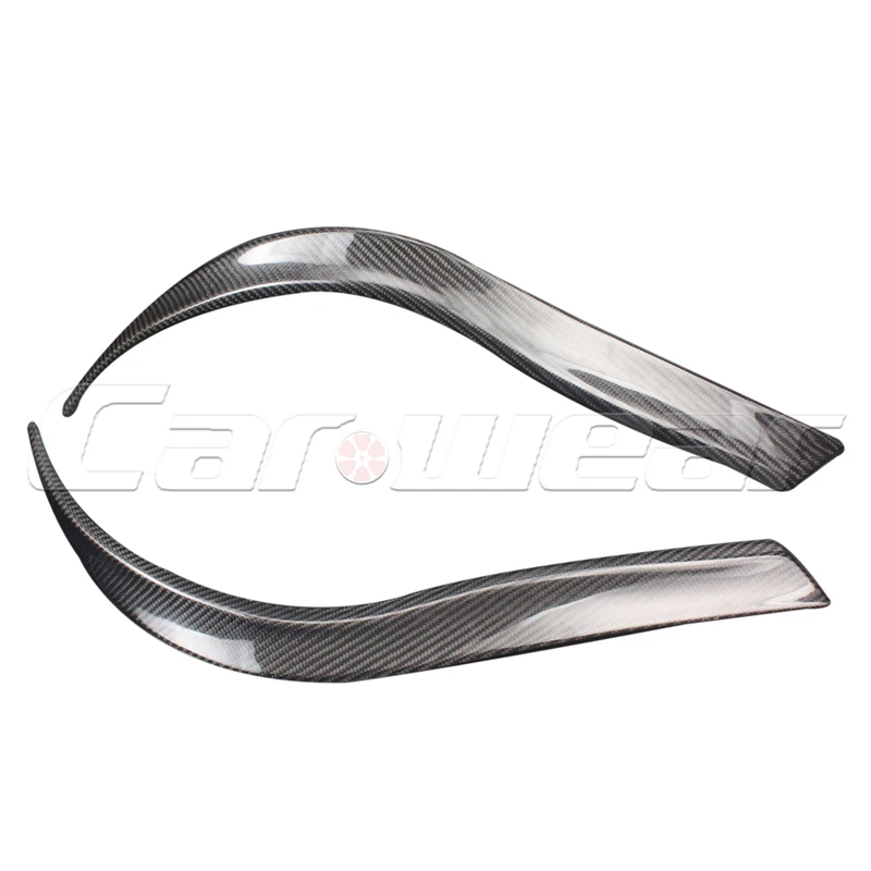 Углеродное волокно автомобиля ниже фары брови крышка отделка наклейка для Subaru Impreza 10th 08 11 Бесплатная