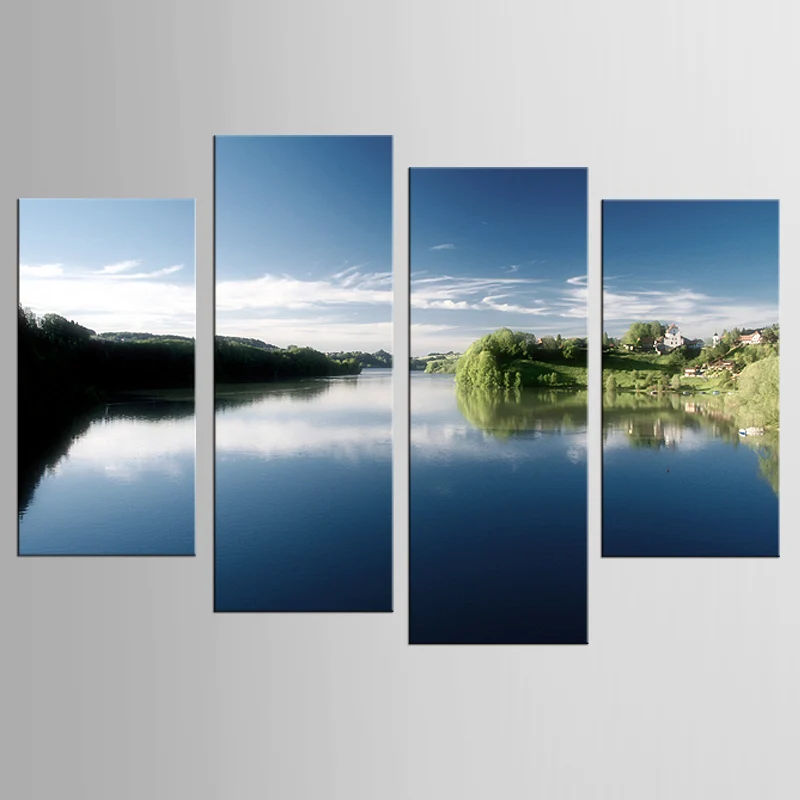 4 шт. декоративные картины на холсте с водой|paint on canvas|art picturesmodern wall painting |