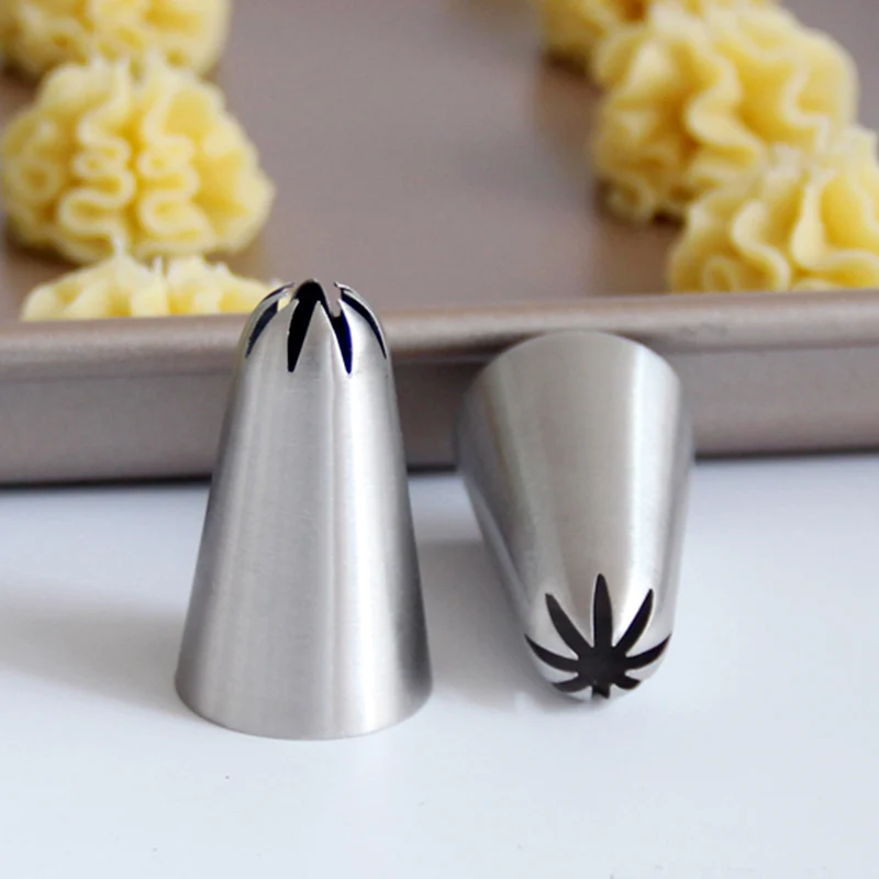 

Big Cake Decorating Tools Stainless Steel Cream Nozzles Icing Piping Pastry Tips Bakeware Cupcake Piping Nozzle #853