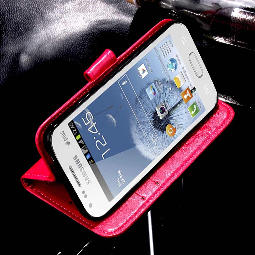 Чехол для samsung Galaxy S Duos GT S7562 GT-S7562 7562 Trend Plus S7580 S7582 GT-S7580 GT-S7582 откидной чехол роскошный кожаный