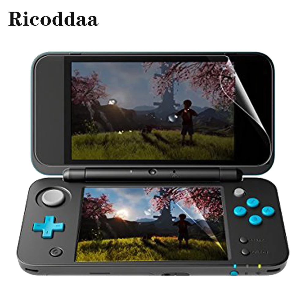 Для новых 2DS XL Анти-Царапины Full HD Ультра прозрачная защитная пленка для консоли Защитная пленка для экрана Обложка для Kind New 2DS XL