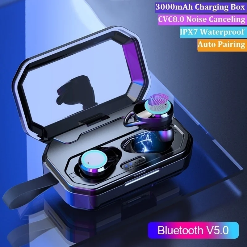 Bluetooth 5 0 Беспроводные наушники с сенсорным управлением шумоподавлением
