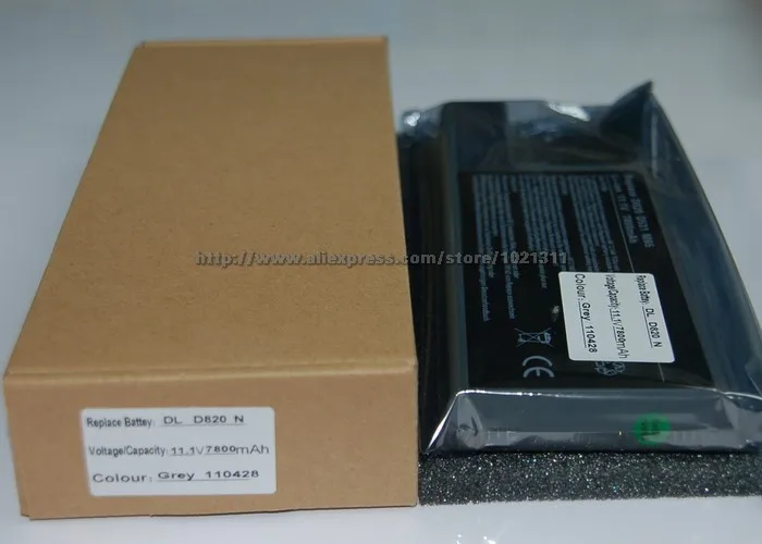 Аккумулятор 6600 мАч для Dell Latitude D531 D531N D820 D830 Precision M4300 M65 GX047 MM165 XD735 XD736 XD739 YD623 YD624