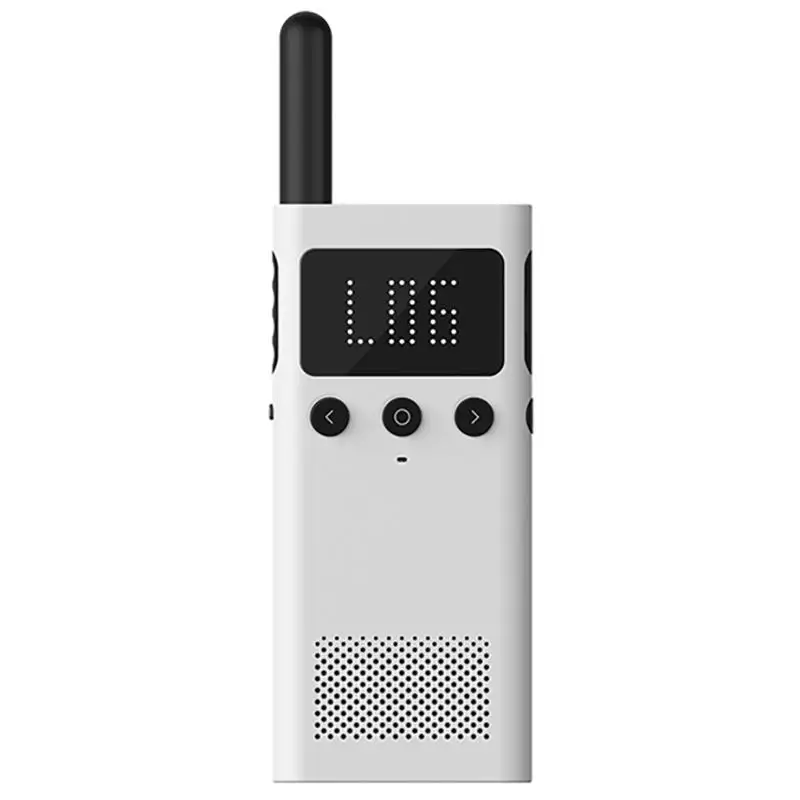 Белый XIAOMI MIJIA UHF/VHF Двухдиапазонная портативная рация-s Bluetooth 4,0 рация-s с fm-радио расположение поделиться - Цвет: Белый